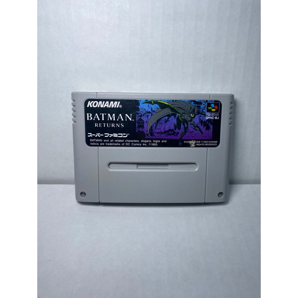 Batman Returns Konami Super Famicom SFC Japan Import Nintendo SHVC-BJ
